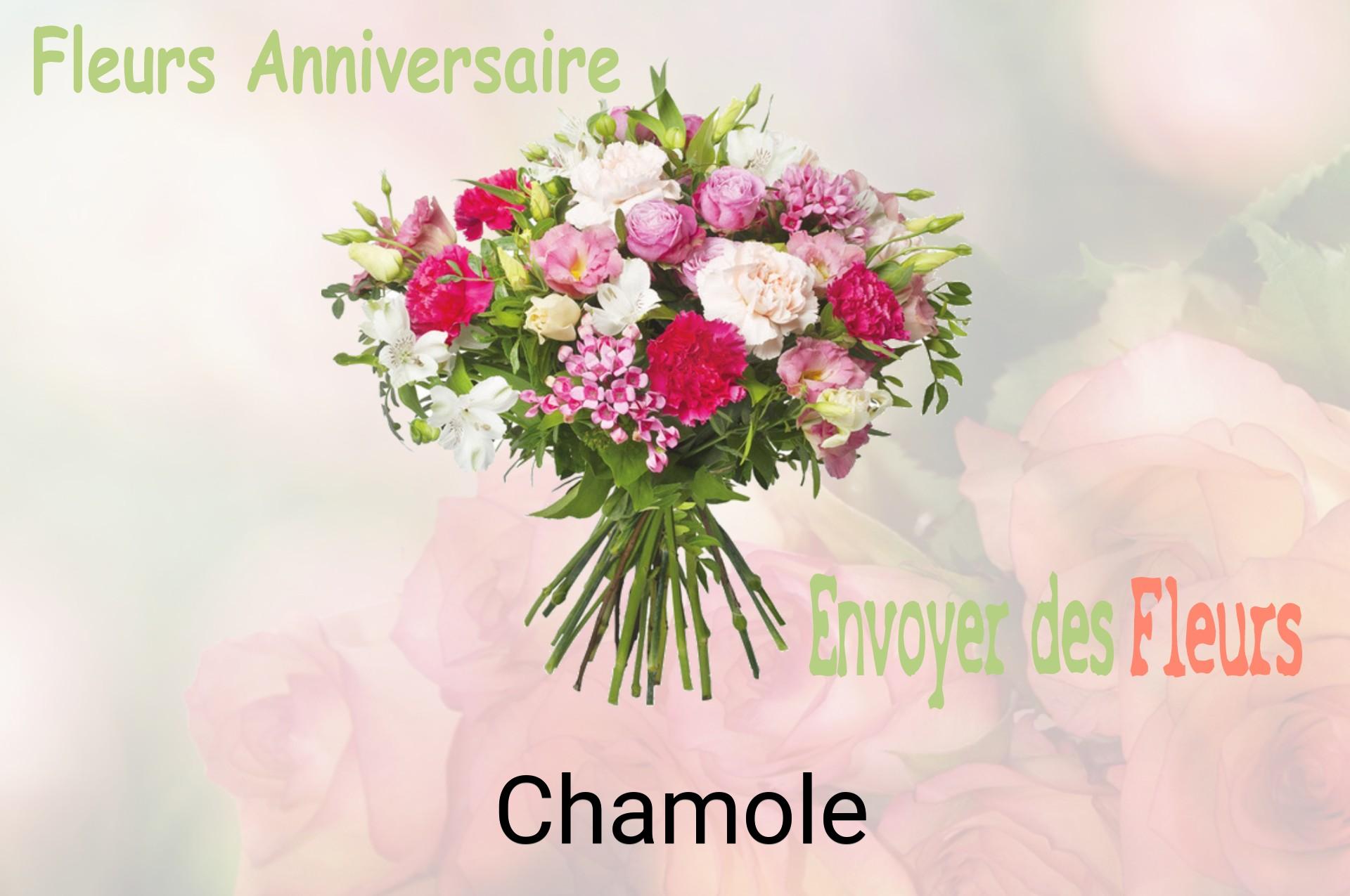 Bouquet de fleurs d’anniversaire livré à Chamole